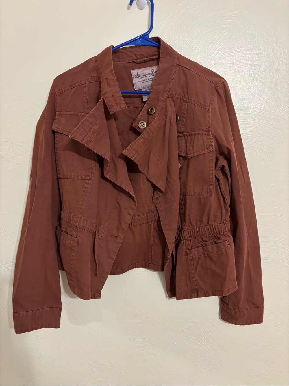 American Rag Women's Rust-Brown Utility Jacket